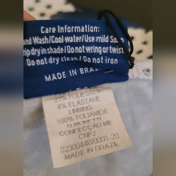 2pc Buzios Brazilian Pokadot Bikini Black/White sz M 👙 - Picture 4 of 8